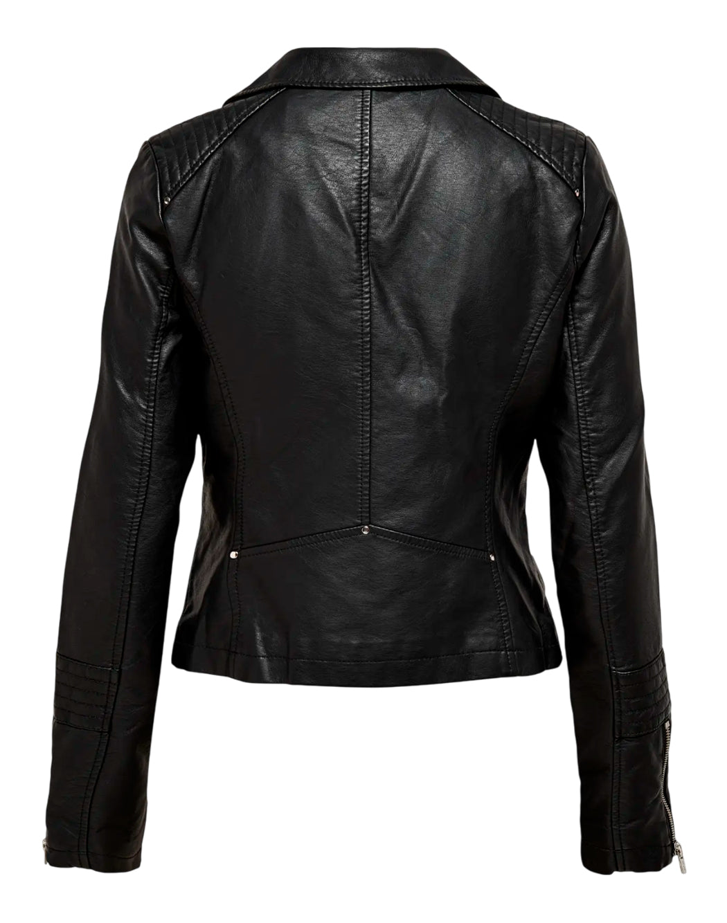 Only GIACCA IN ECOPELLE CON REVERS Nero
