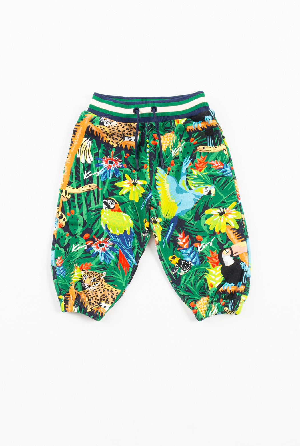 JOGGING CON STAMPA TROPICALE