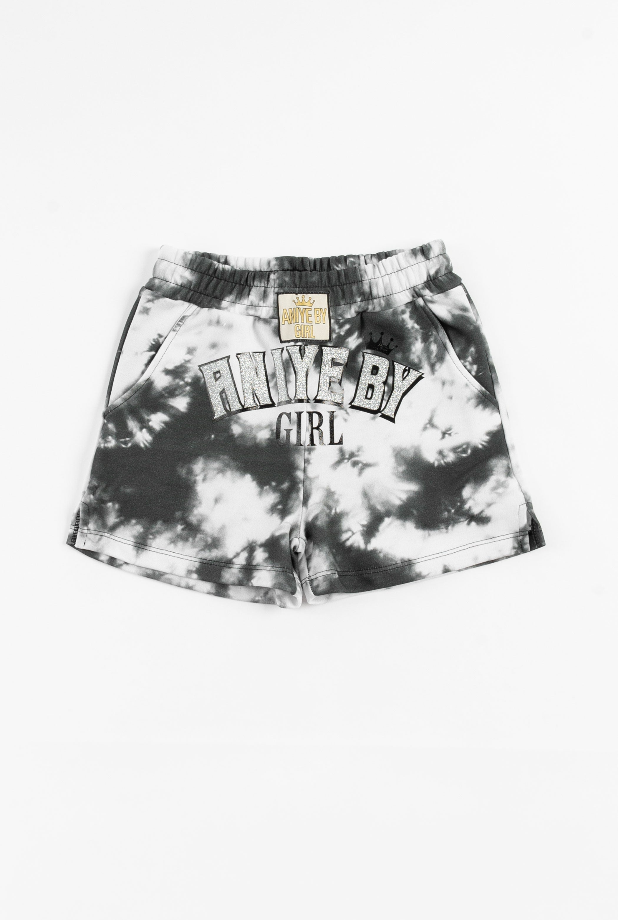 SHORT TIE DYE CON STAMPA LOGO