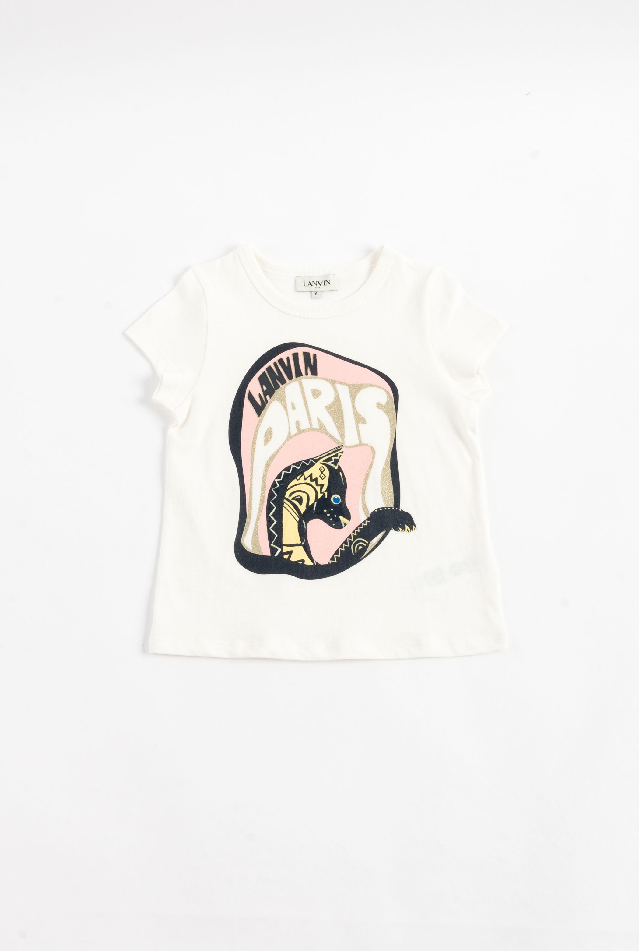 T-SHIRT CON STAMPA CAT LOGO