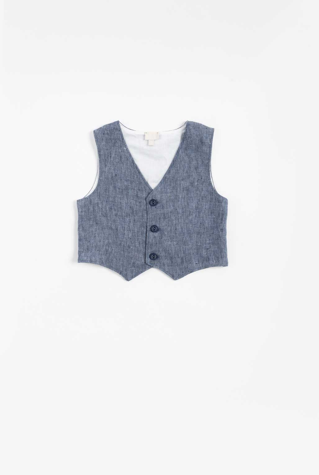 Linen vest