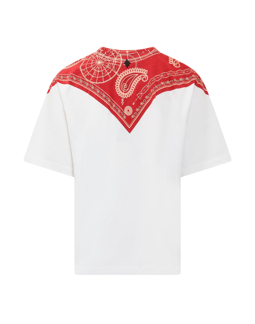 Marcelo Burlon T-SHIRT CON STAMPA BANDANA Bianco