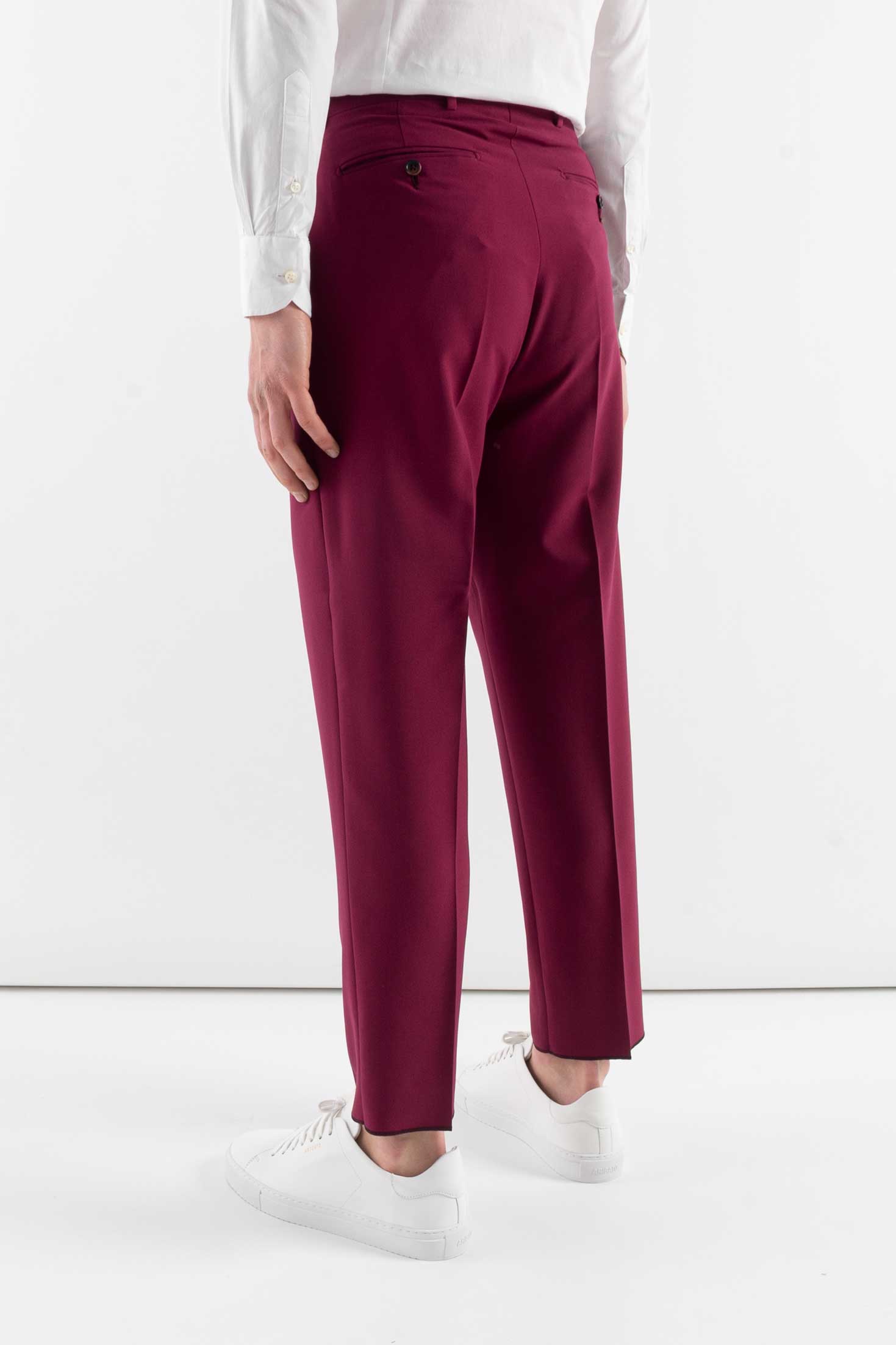 "Corsinelabedoli PANTALONE "FEDERIC" CON PINCES Viola"