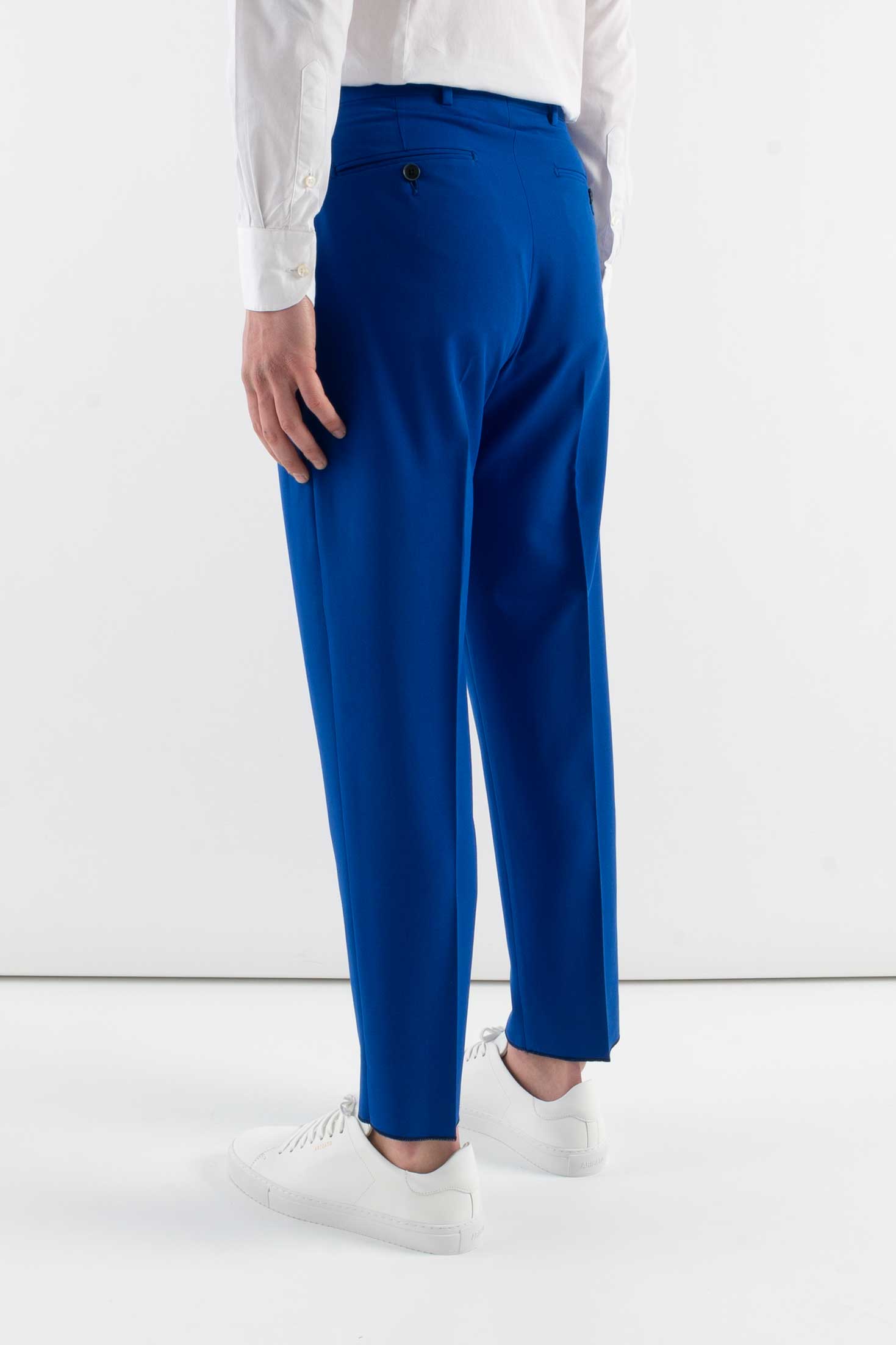 "Corsinelabedoli PANTALONE "FEDERIC" CON PINCES Blu"