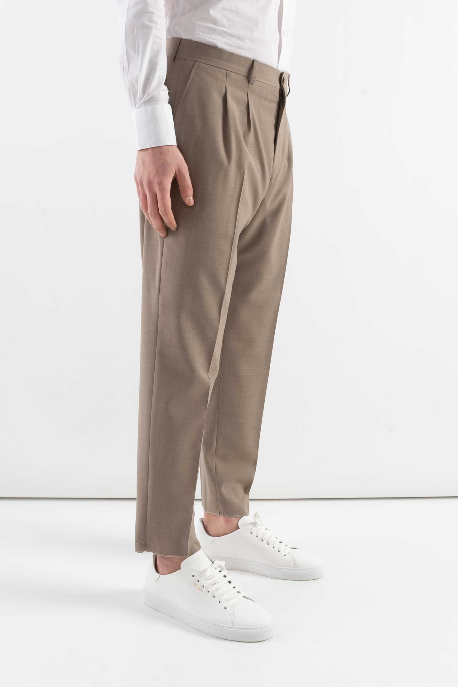 "Corsinelabedoli PANTALONE "FEDERIC" CON PINCES Neutro"