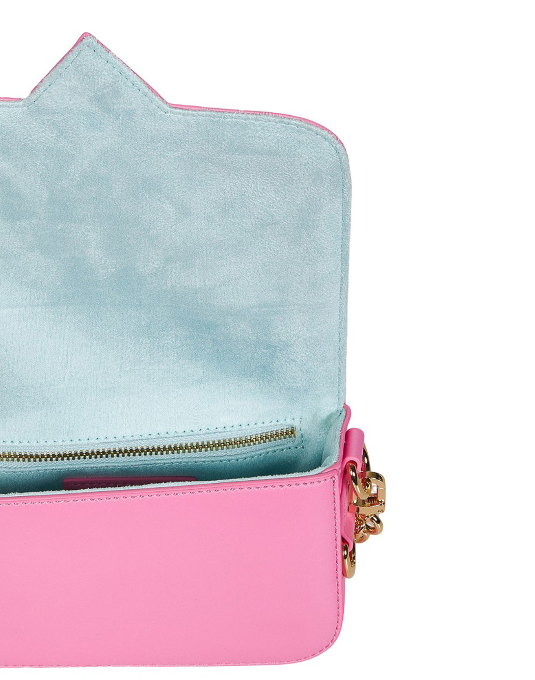 Chiara Ferragni BAG WITH DOUBLE SHOULDER STRAP IN SOLID COLOR Fuchsia