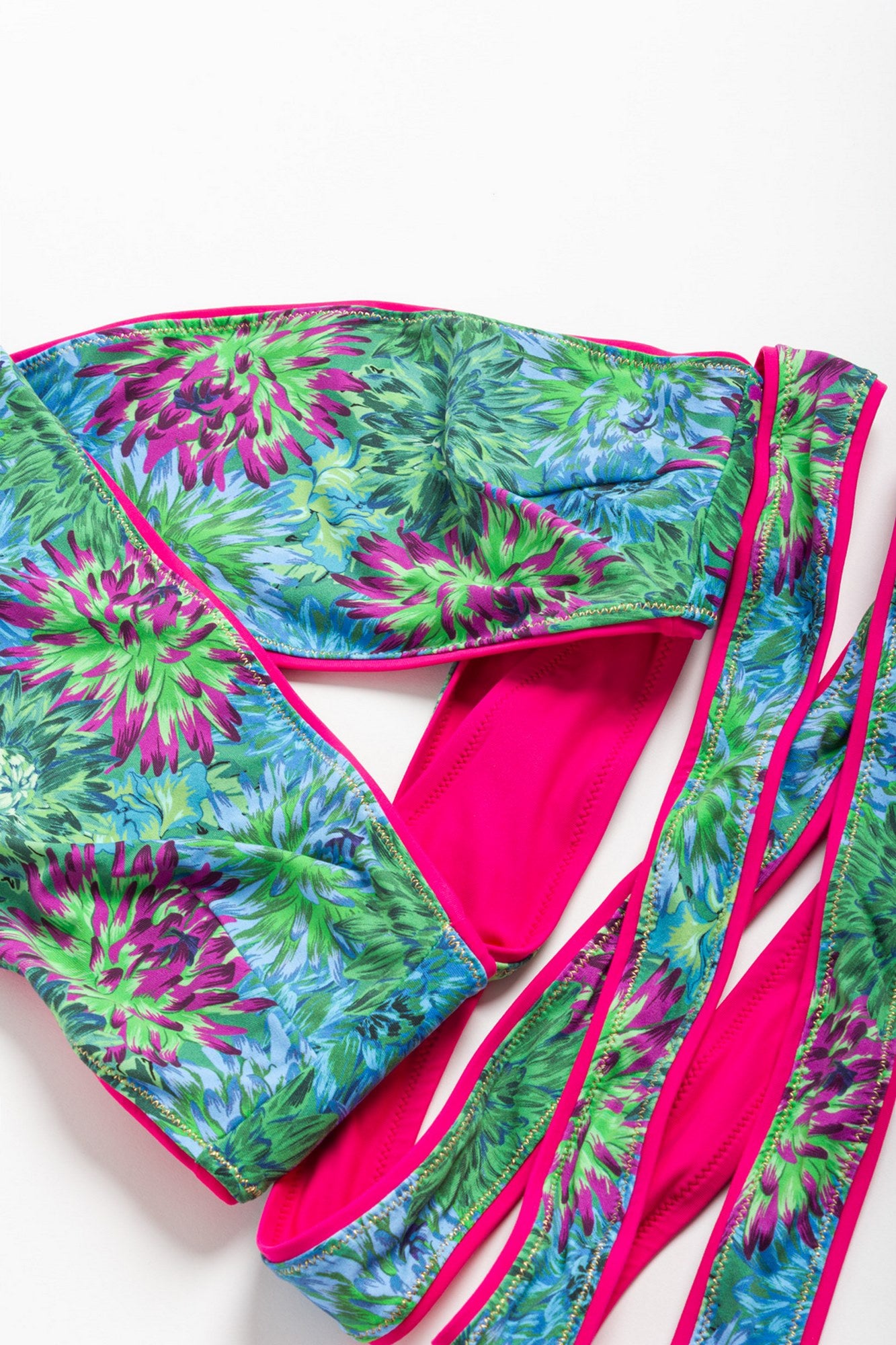 Reina Olga BIKINI SHOWHORSE A FIORI Verde