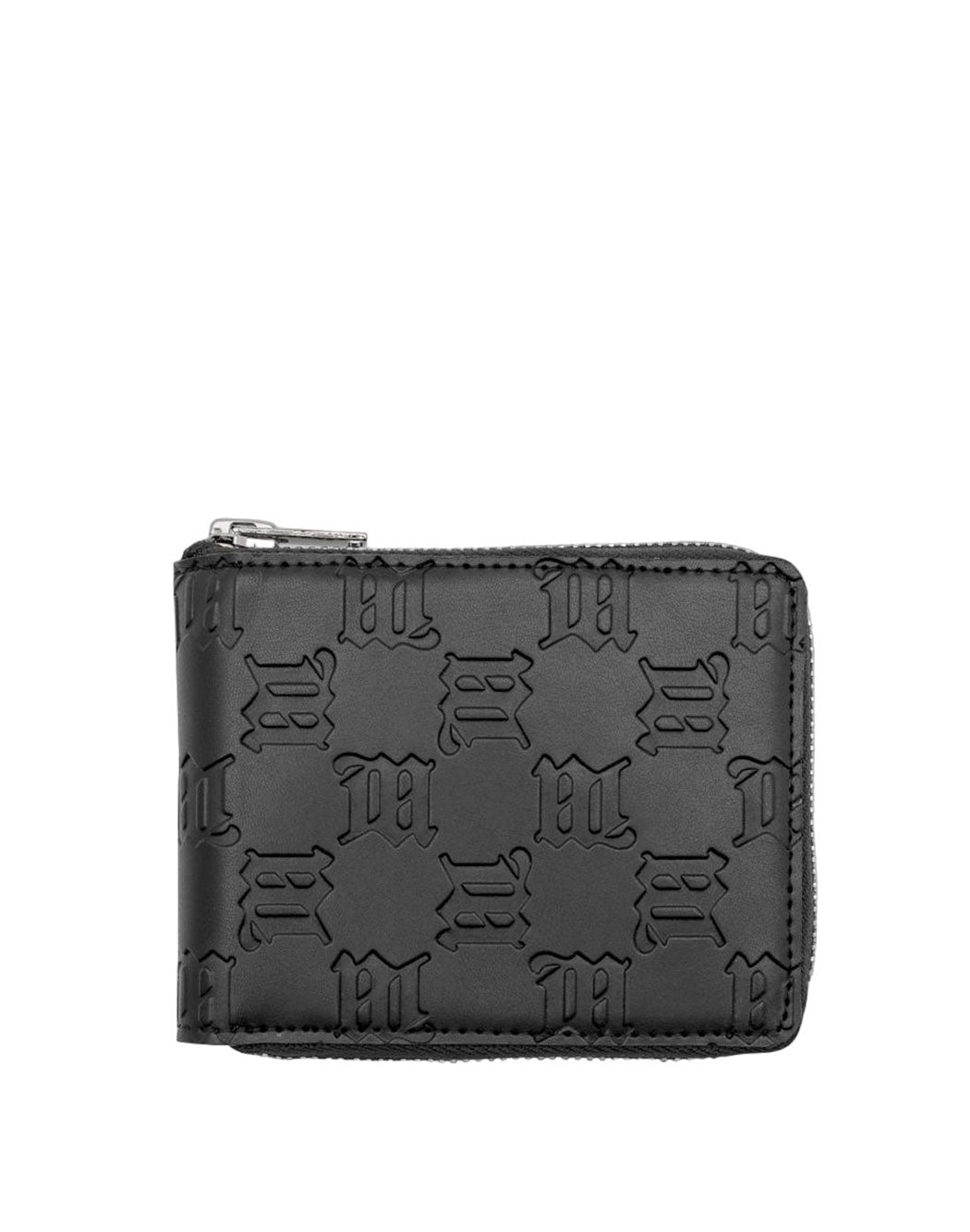 Wallet in relief monogram