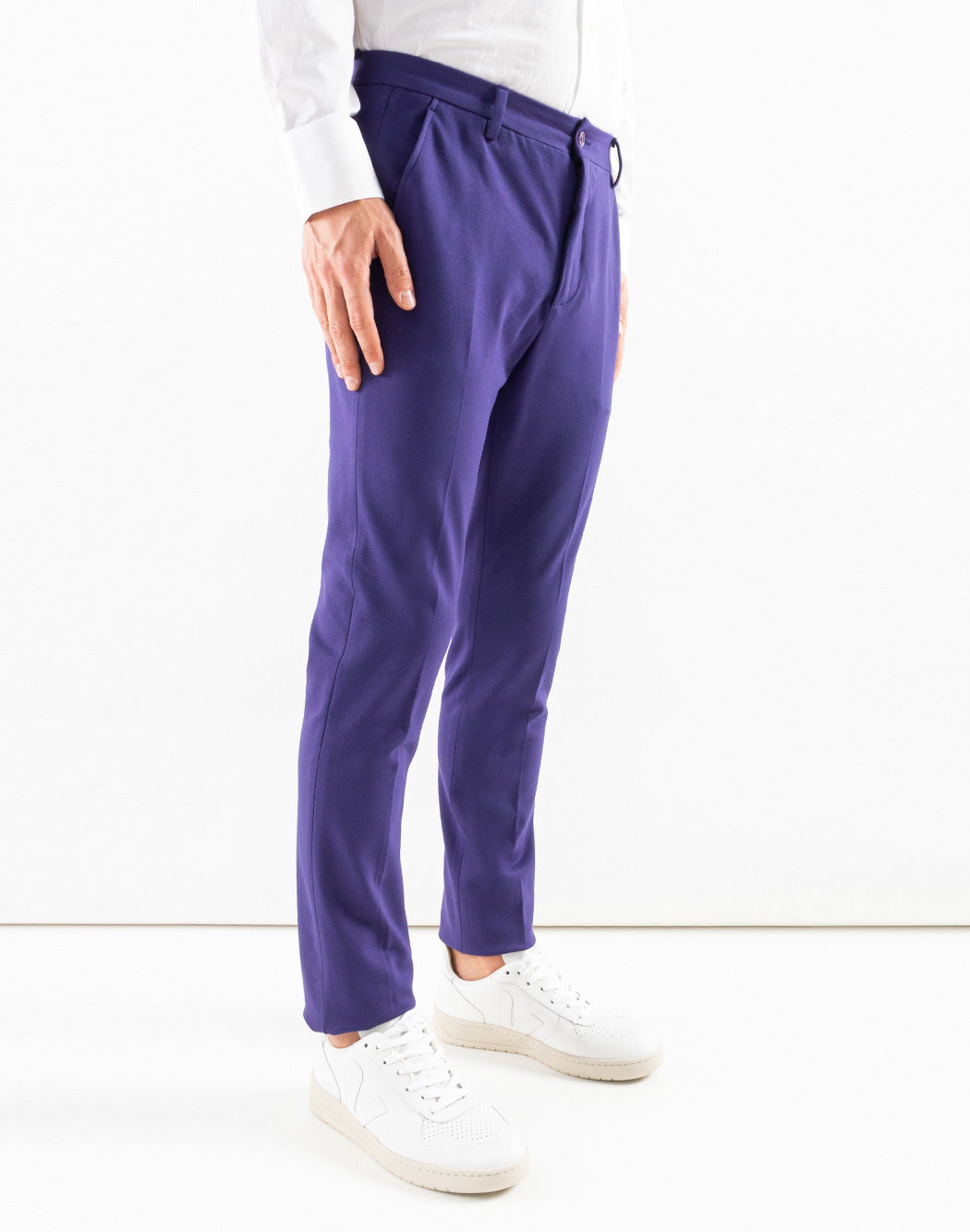 "Corsinelabedoli PANTALONE "PAOLO" Viola"