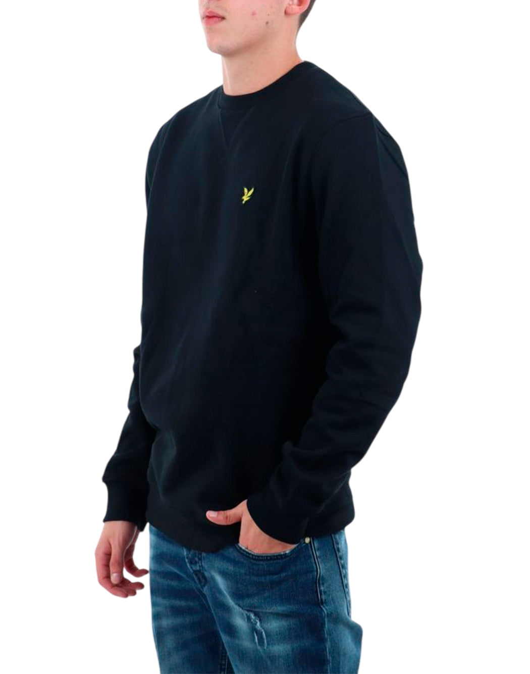 Lyle & Scott Felpe girocollo da Uomo Lyle & scott, colore Nero Nero