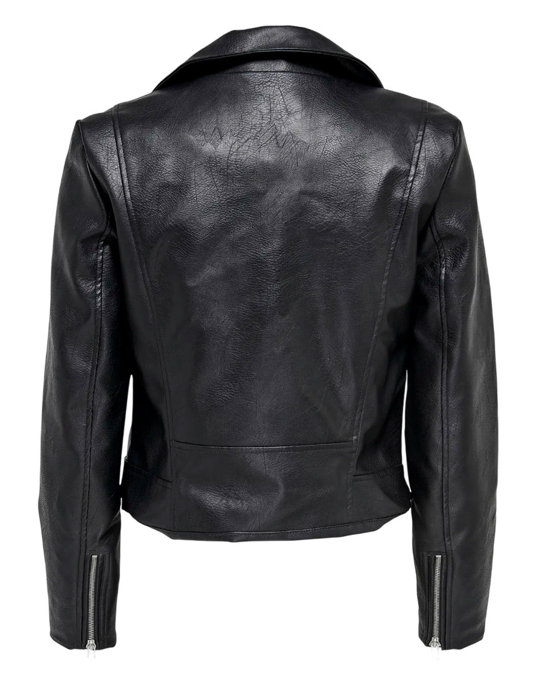 Only GIACCA SIMILPELLE Nero