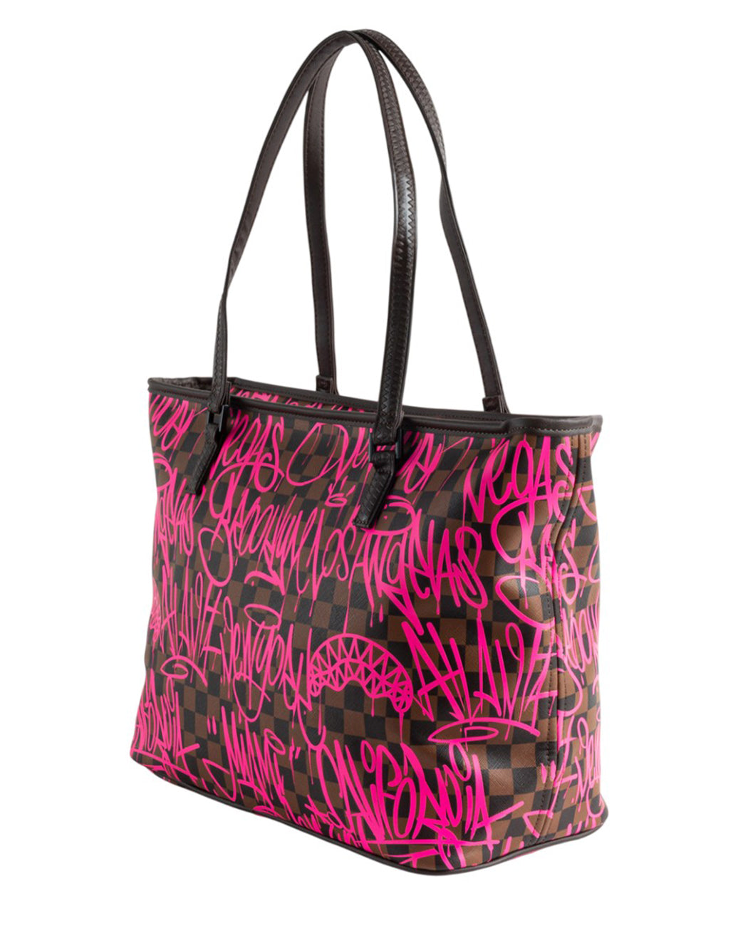 Sprayground BORSA SHOPPING CON GRAFFITI Grigio