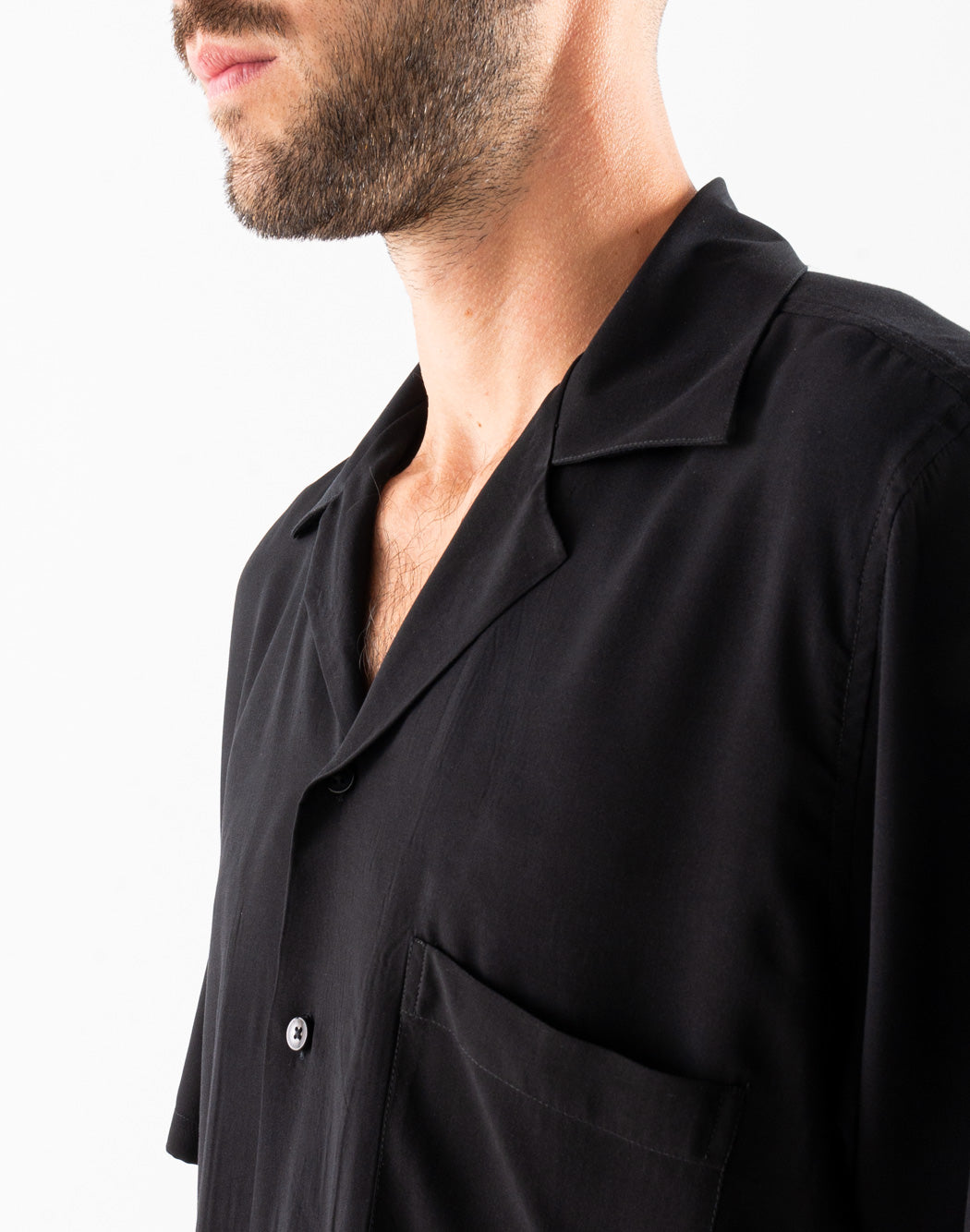 "Corsinelabedoli CAMICIA "BOWLING" Nero"