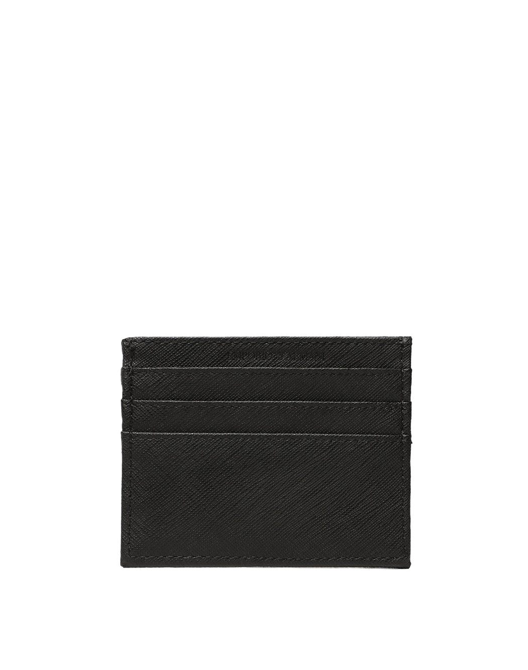 "Emporio Armani PORTACARTE CON PLACCHETTA "EAGLE" Nero"