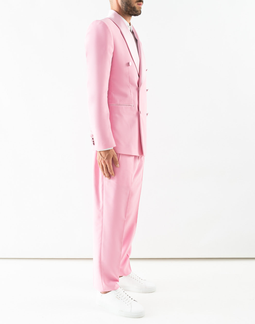 "Corsinelabedoli GIACCA DOPPIOPETTO "SIMONE" Rosa"