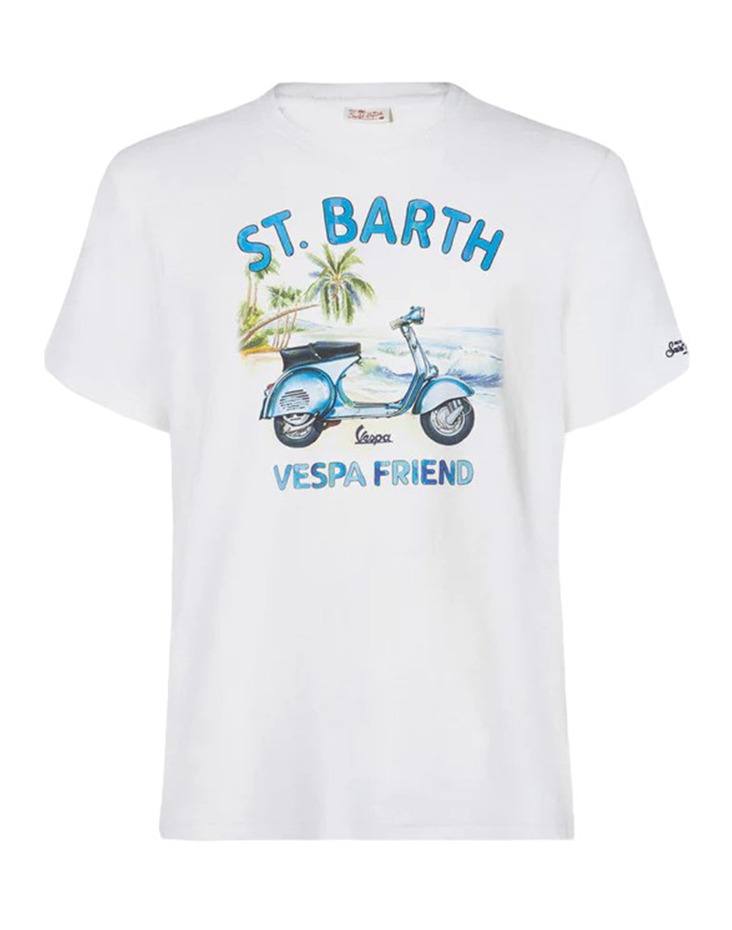 T-SHIRT CON STAMPA VESPA FRIEND