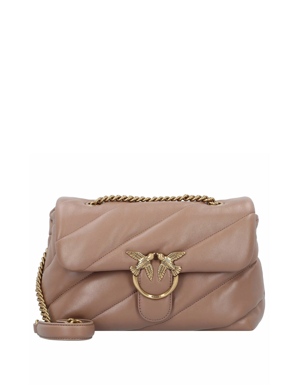 "Pinko BORSA "LOVE CLASSIC PUFF" Marrone"