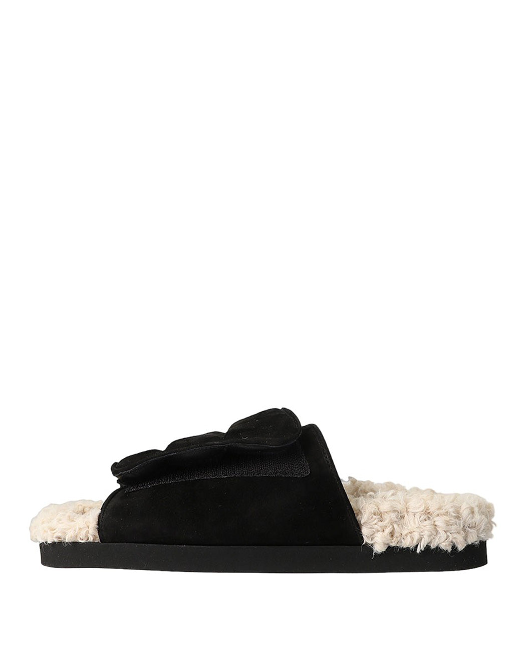 SANDALI CON SHEARLING