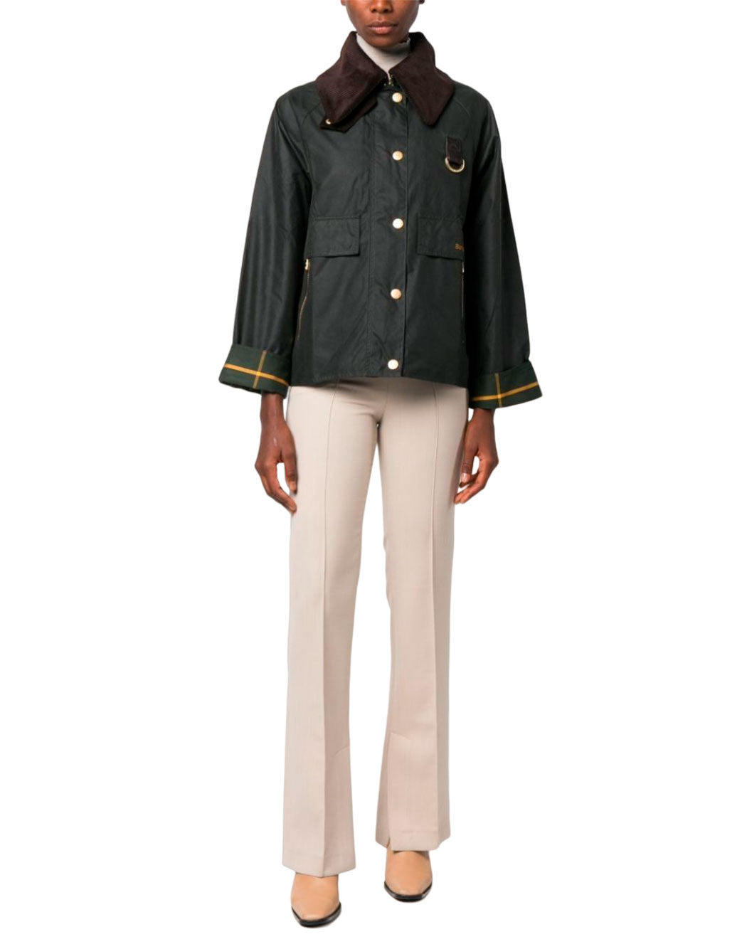 Barbour GIACCA CON LOGO Verde