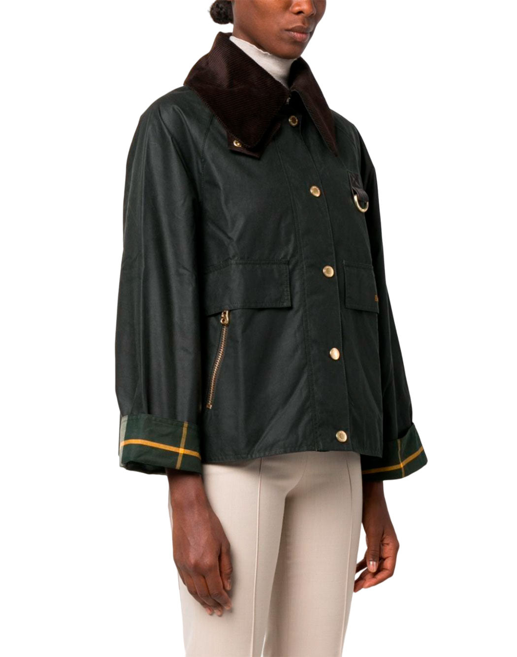 Barbour GIACCA CON LOGO Verde
