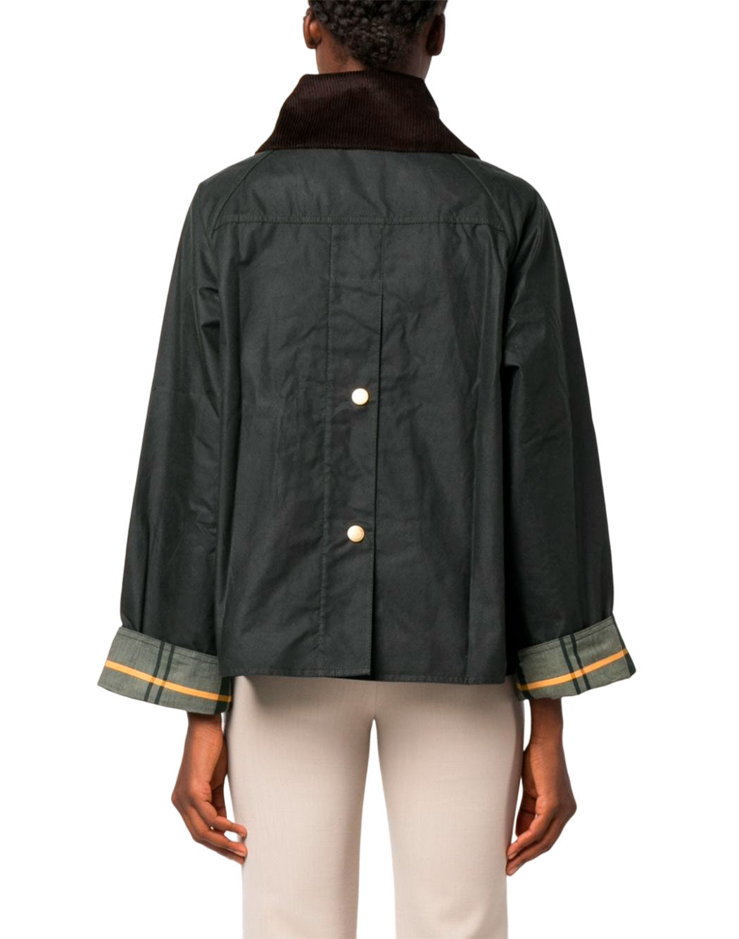 Barbour GIACCA CON LOGO Verde