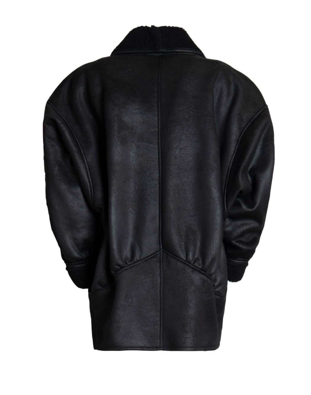 "Nineminutes GIACCA "THE CLASSIC SHEARLING" Nero"
