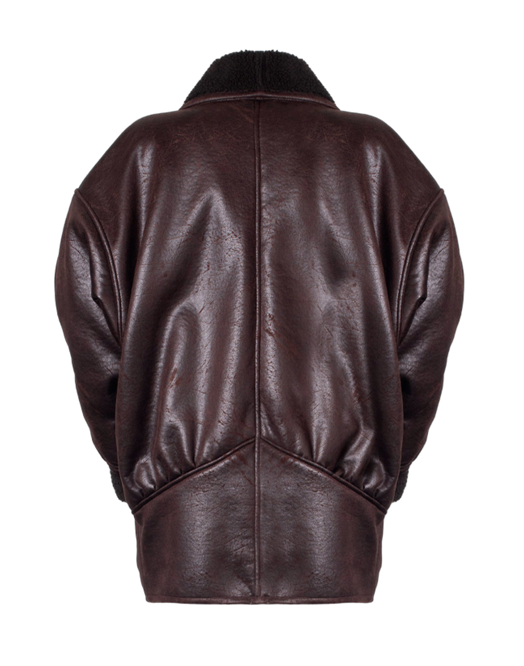 "Nineminutes GIACCA "THE CLASSIC SHEARLING" Marrone"