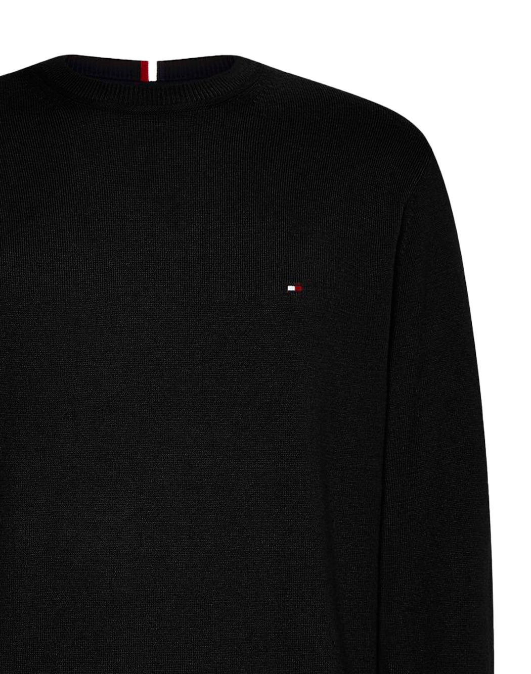Tommy Hilfiger MAGLIA CON MINI LOGO Nero