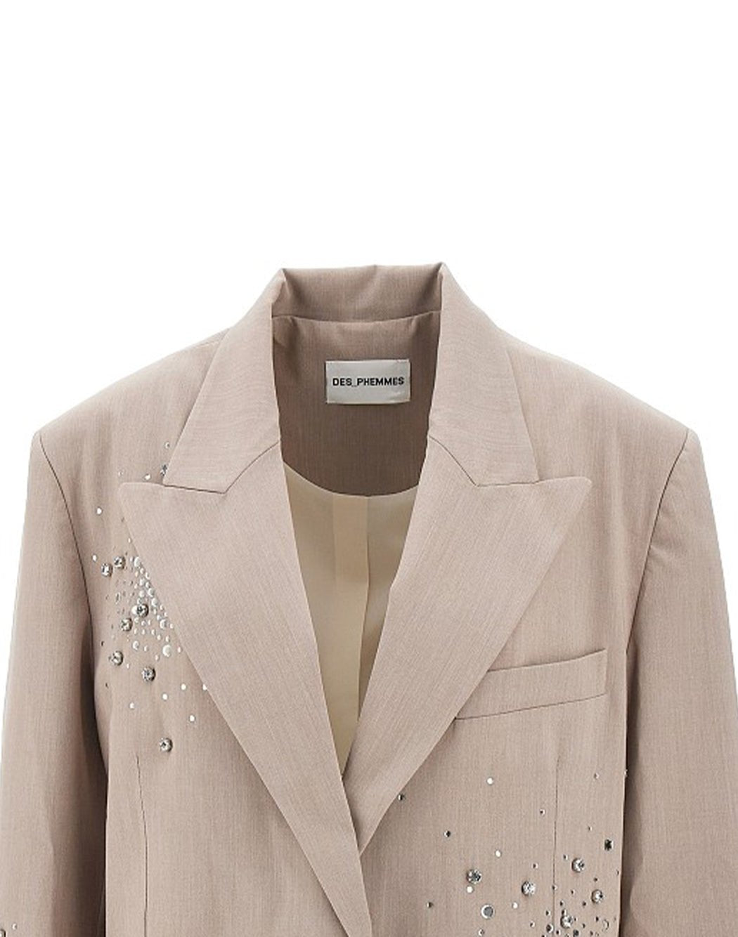 BLAZER CON RICAMO IN CRISTALLI - Galleria Graffiti - DES PHEMMES - 2000001675755