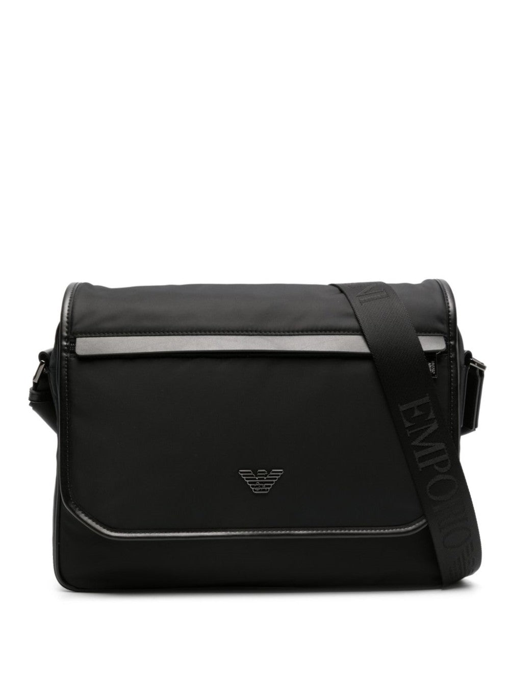 BORSA A TRACOLLA CON LOGO IN RILIEVO - Galleria Graffiti - EMPORIO ARMANI - 8057767477974