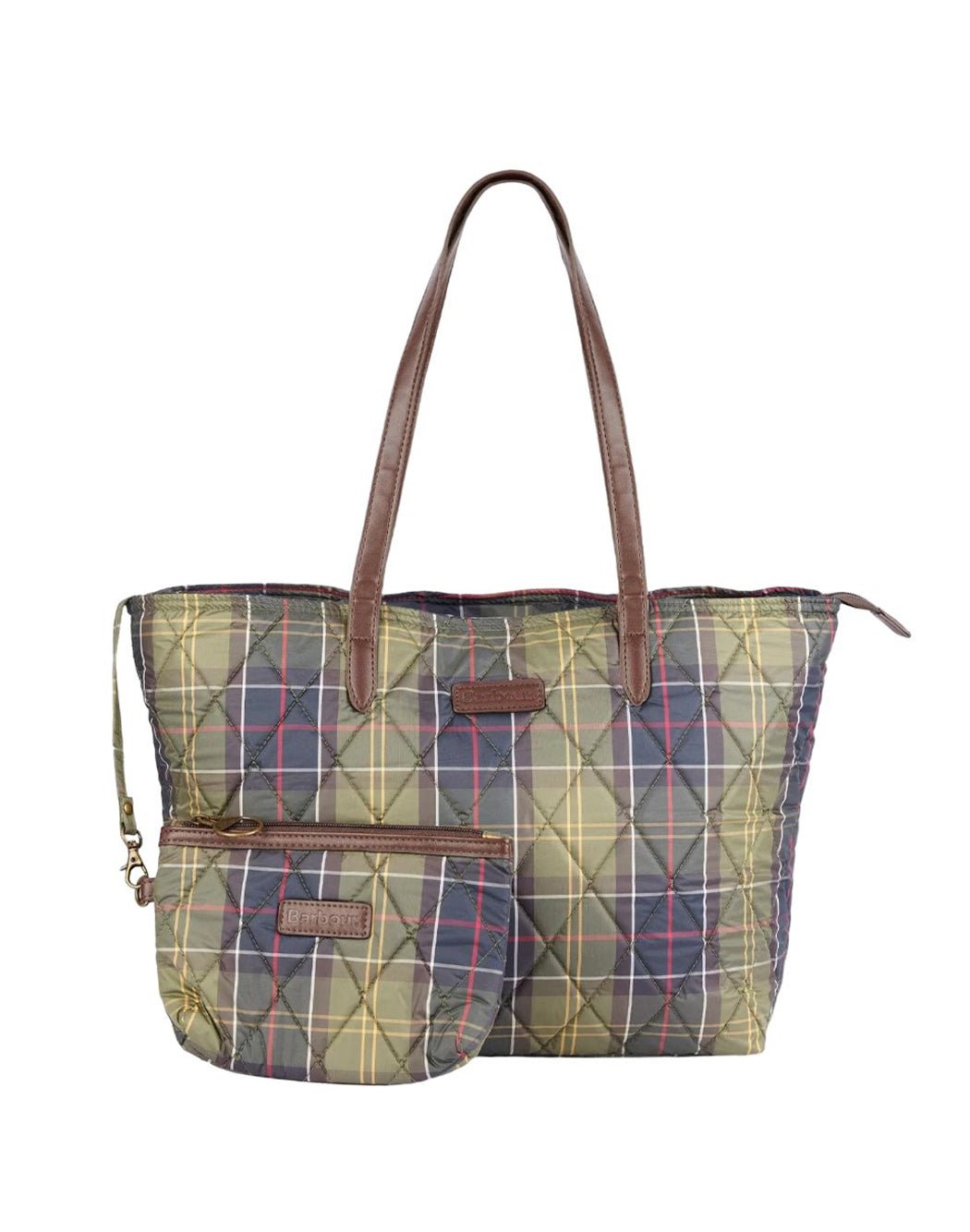 BORSA CON MOTIVO TARTAN - Galleria Graffiti - BARBOUR - 194972897871