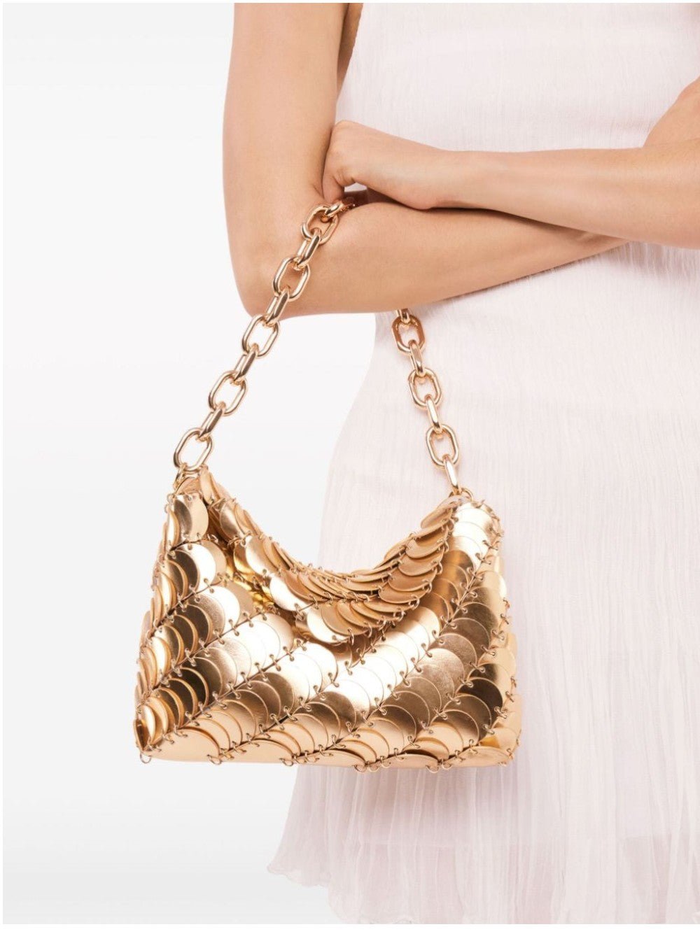 BORSA "GOLD PACO CLUTCH" - Galleria Graffiti - RABANNE - 3349661133939