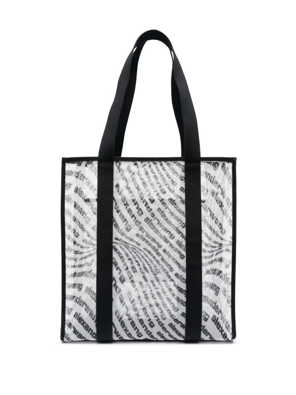 BORSA TOTE CON LOGO ALL OVER - Galleria Graffiti - ALEXANDER WANG - 192722381151