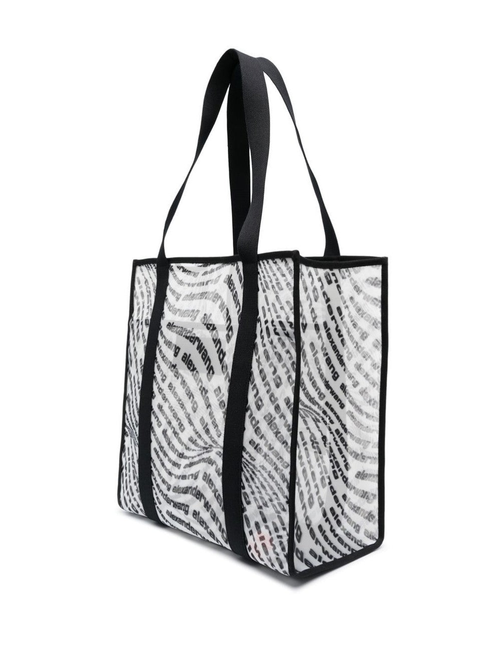 BORSA TOTE CON LOGO ALL OVER - Galleria Graffiti - ALEXANDER WANG - 192722381151