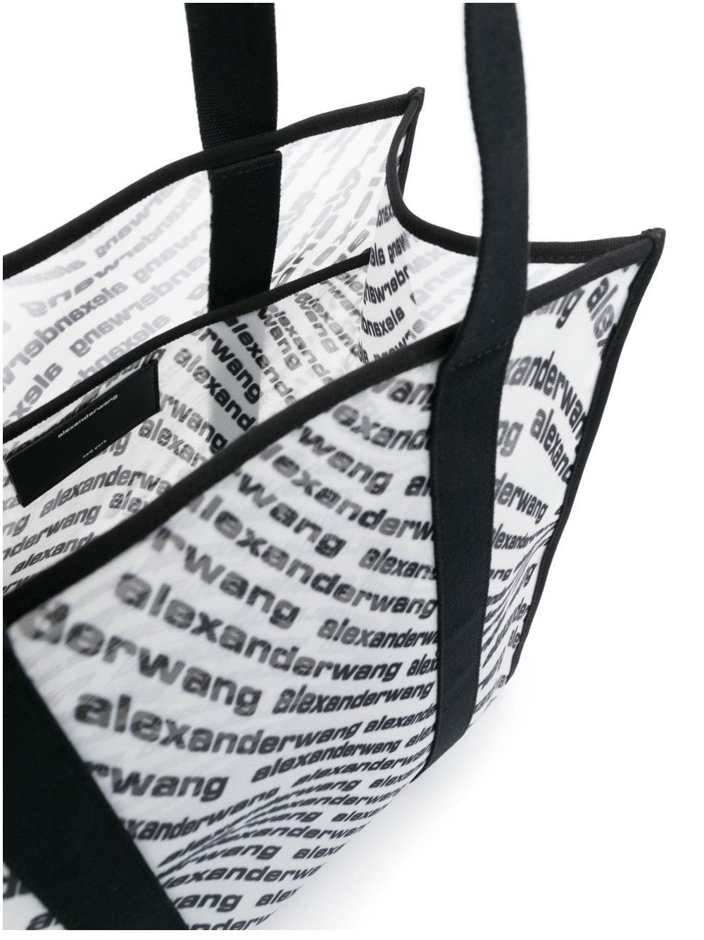 BORSA TOTE CON LOGO ALL OVER - Galleria Graffiti - ALEXANDER WANG - 192722381151