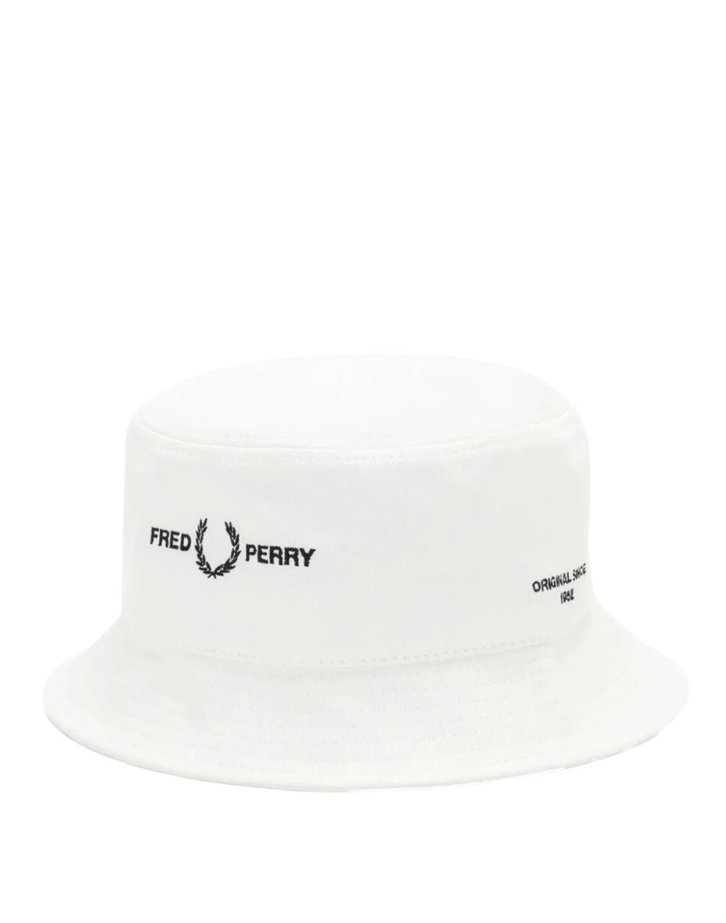 BUCKET CON LOGO A CONTRASTO - Galleria Graffiti - FRED PERRY - 5034606655802