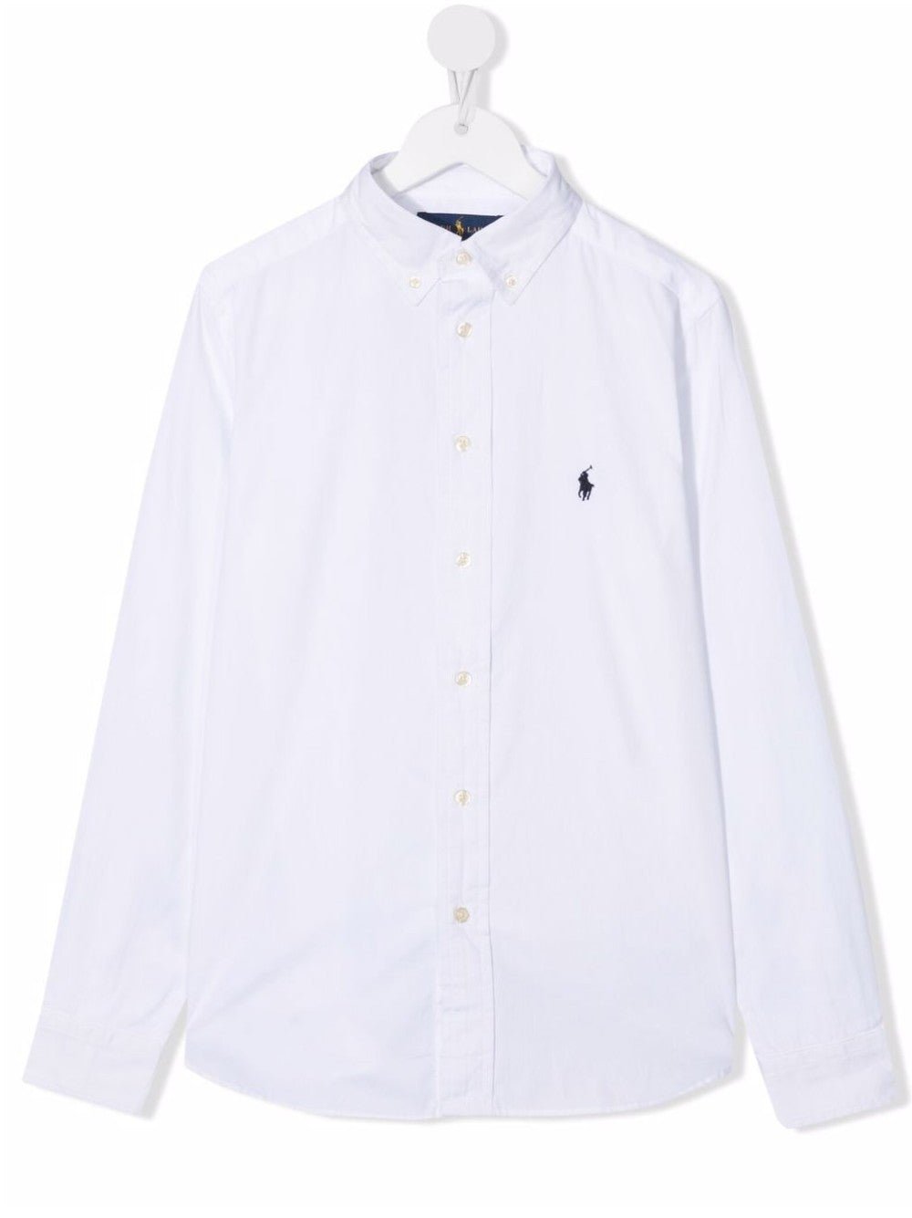 CAMICIA CON LOGO RICAMATO A CONTRASTO - Galleria Graffiti - RALPH LAUREN - 3616413418904