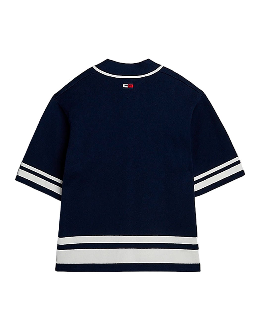 CAMICIA IN MAGLIA STILE BASEBALL - Galleria Graffiti - TOMMY HILFIGER JEANS - 8720636732367