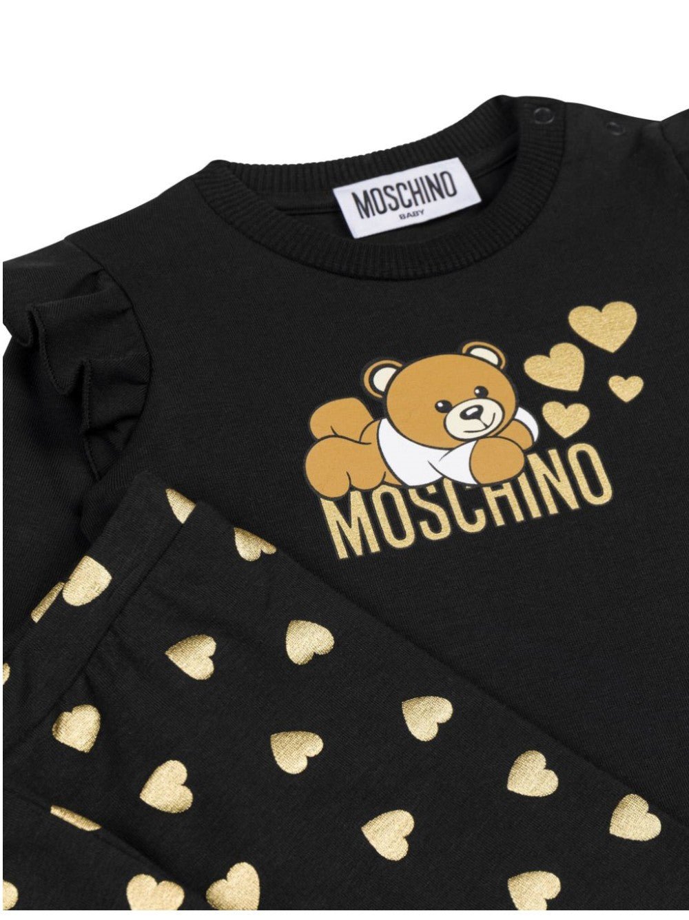 COMPLETO CON TEDDY BEAR FRONTALE - Galleria Graffiti - MOSCHINO BABY - 8059913154548