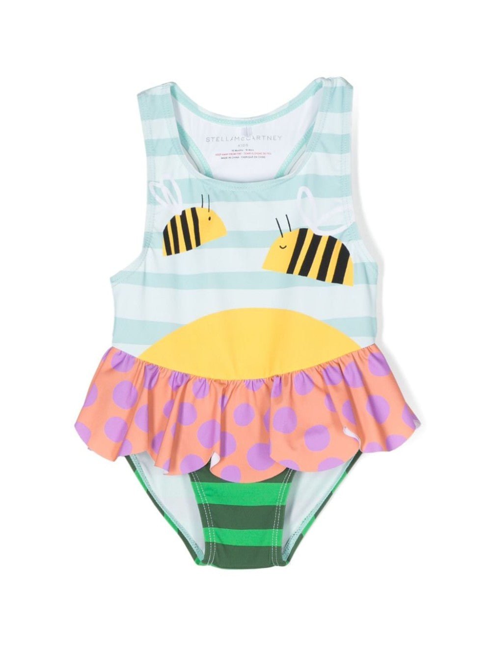 COSTUME DA BAGNO CON API - Galleria Graffiti - STELLA MCCARTNEY KIDS - 8055178214638