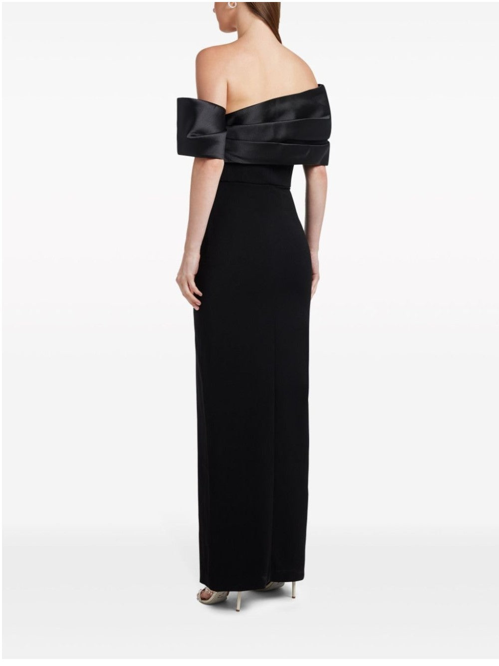 "Solace London ABITO "ALEXIS MAXI" Nero"
