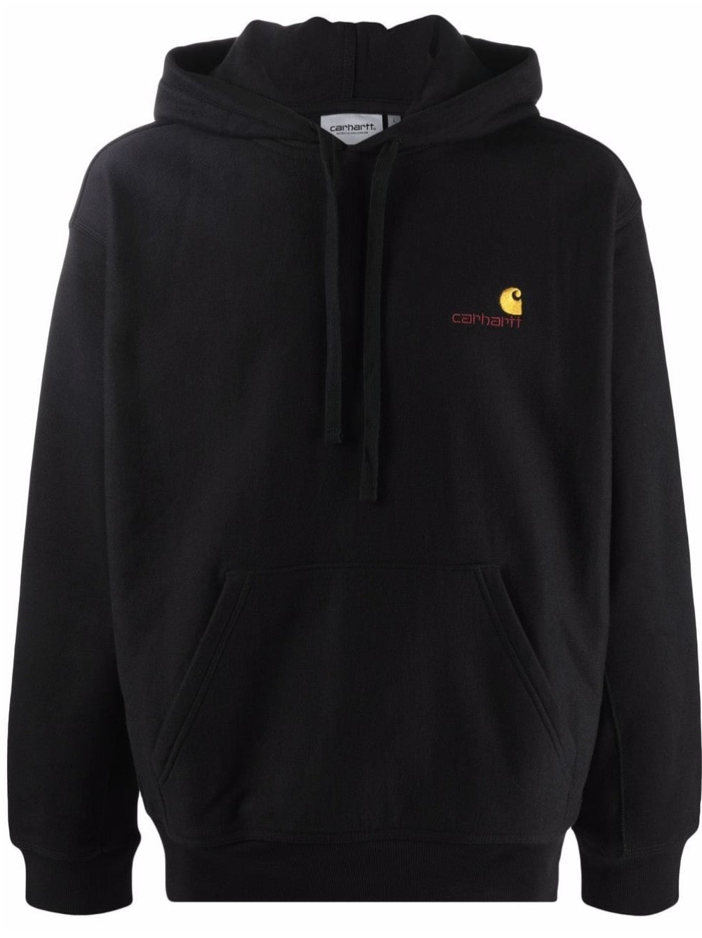 "Carhartt Wip FELPA "HOODED AMERICAN SCRIPT" Nero"