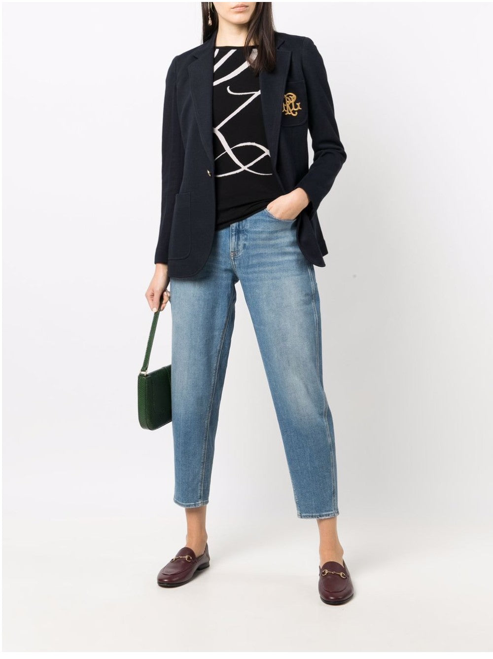 "Lauren Ralph Lauren T-SHIRT "UPTOWN" Nero"