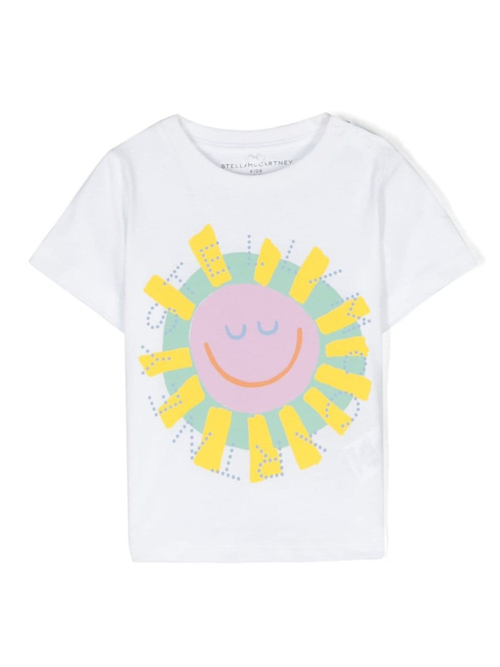 T-SHIRT CON STAMPA SUL PETTO