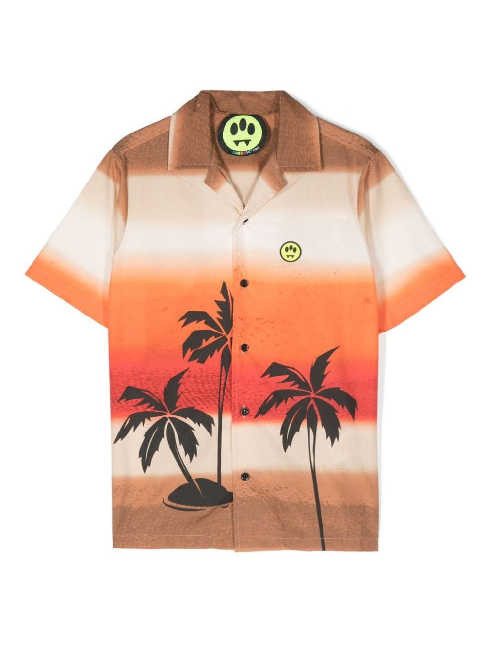 SMILEY PRINT LOGO SHIRT