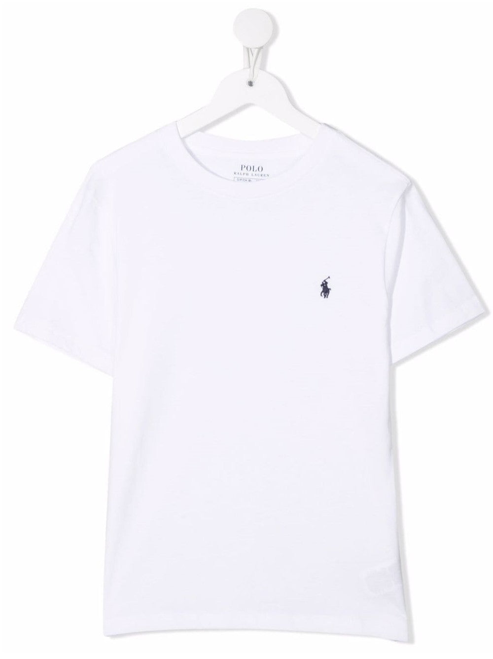 T-shirt with contrast embroidered logo