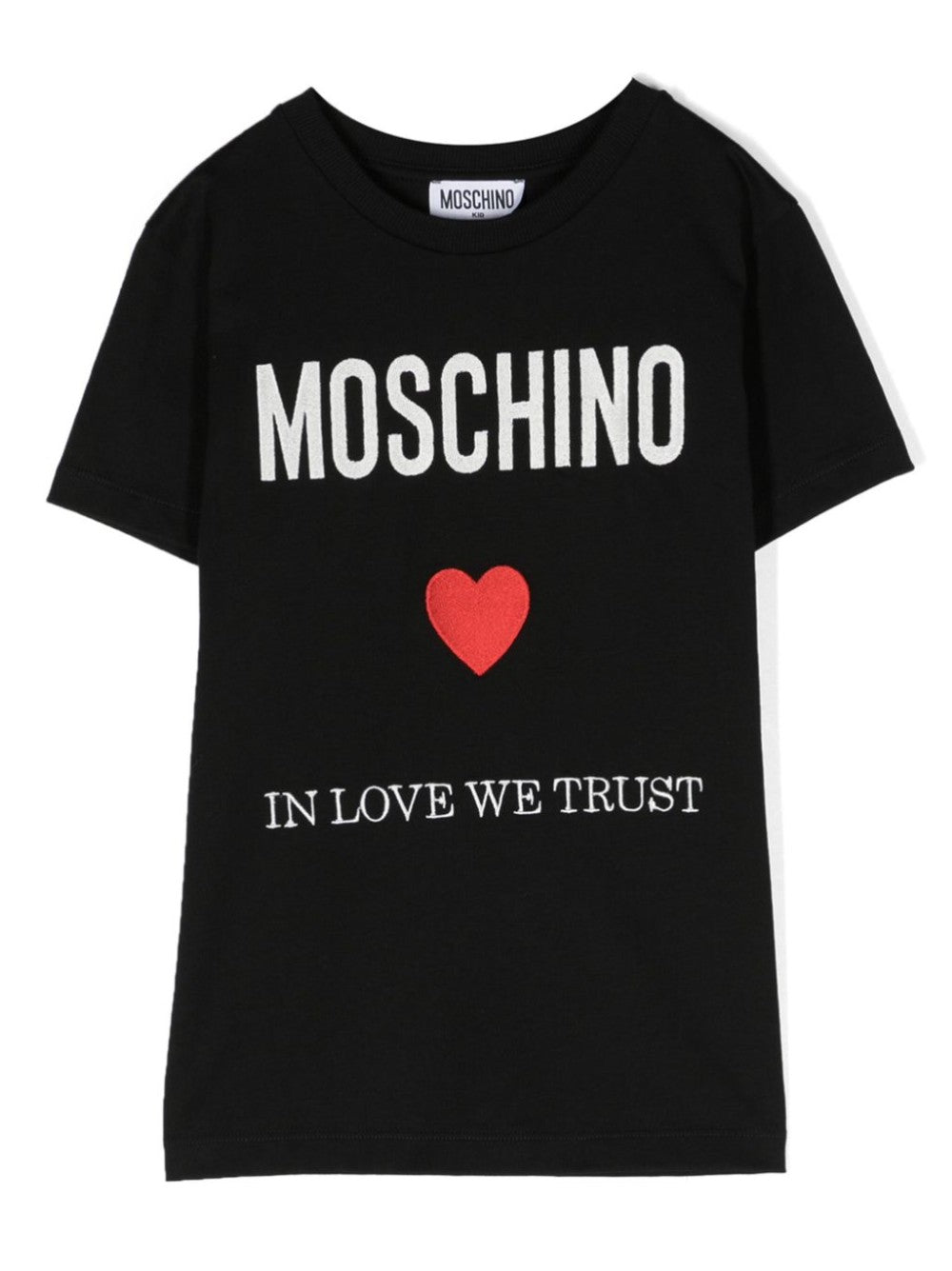 T-SHIRT WITH HEART AND BRAND LOGO