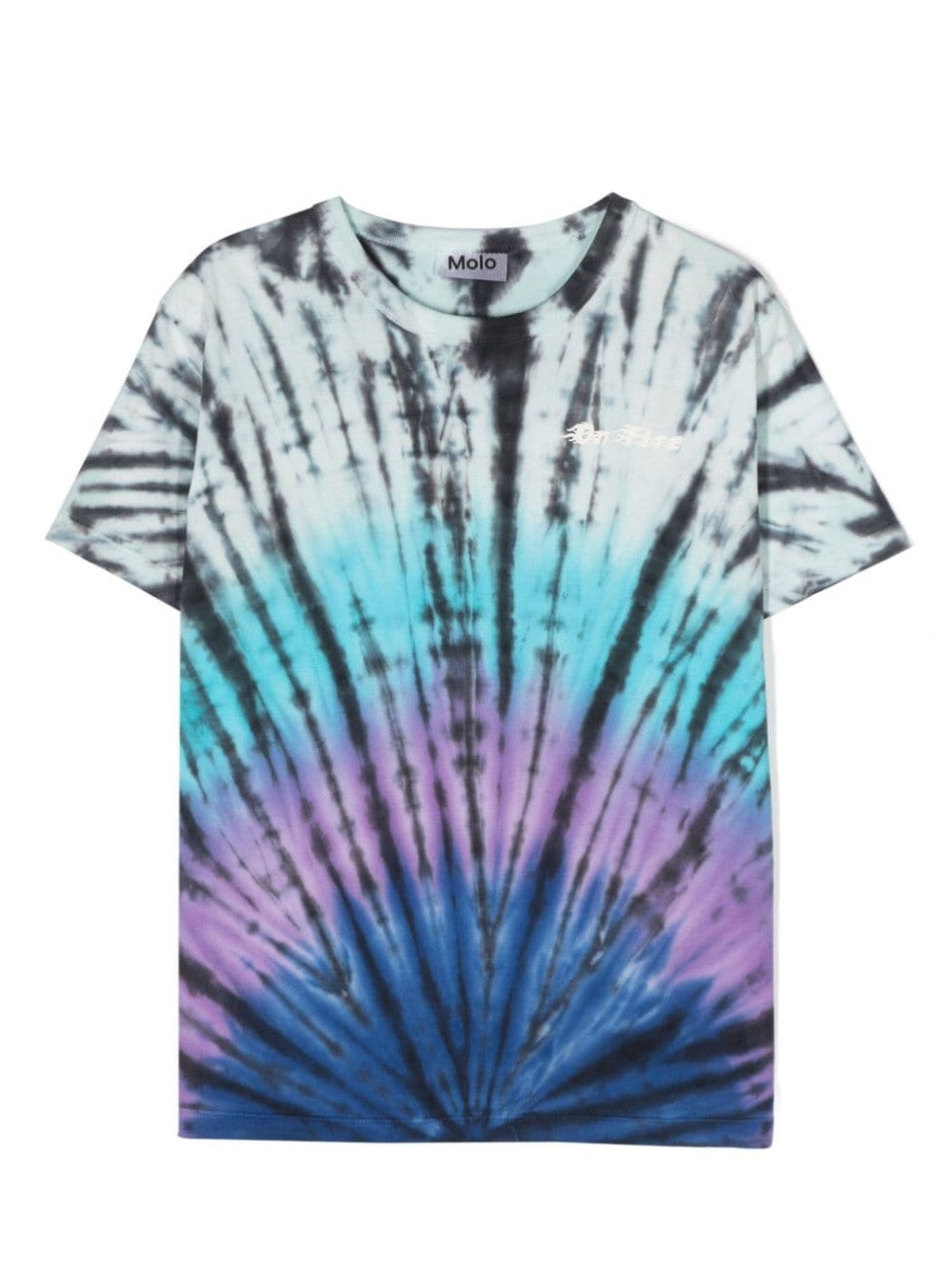 T-SHIRT CON STAMPA "LIT DYE"