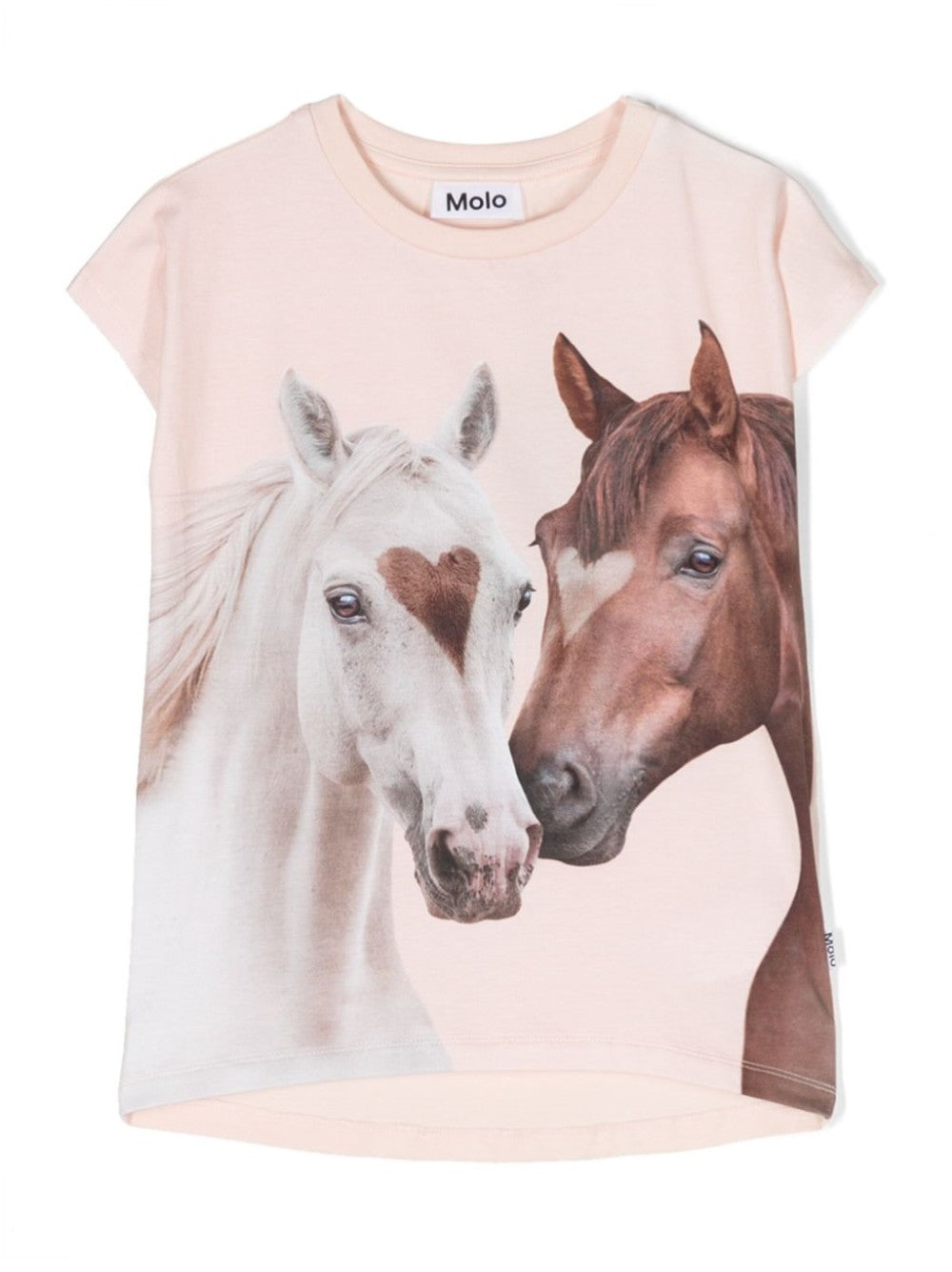 T-SHIRT CON STAMPA "YIN YANG HORSES"