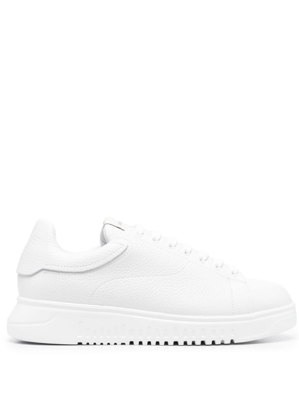 Emporio Armani SNEAKERS CON AQUILA SUL RETRO Bianco